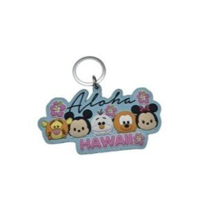 Disney Tsum Tsum Hawaii Laser Cut Rubber Keychains- Disney Accessories